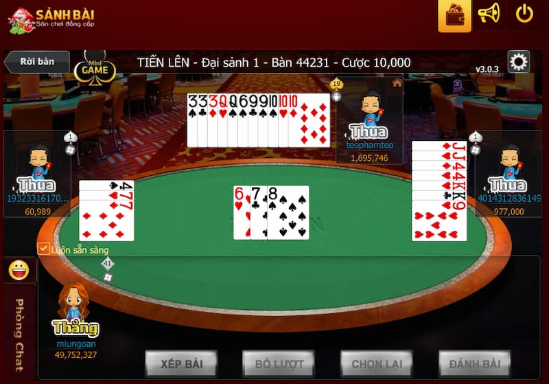 Cách tính điểm tới trắng tiến lên