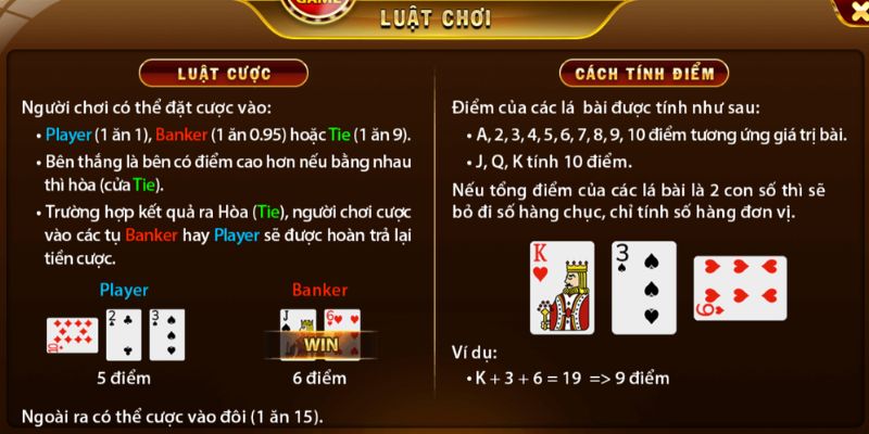 Cách chơi baccarat cho người chơi tại Hit Club