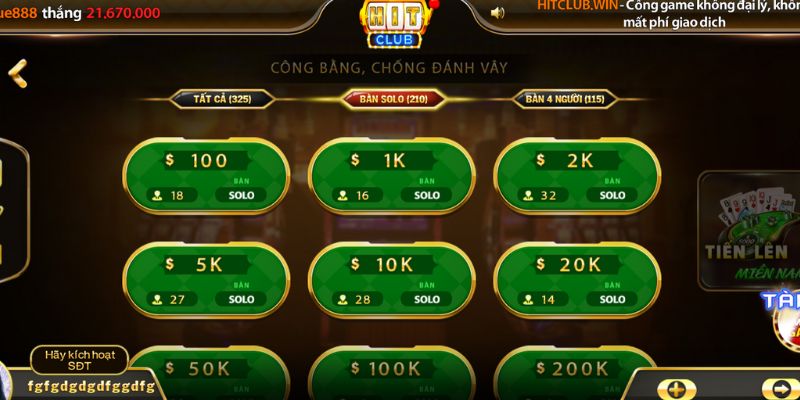 Nắm chắc điều kiện chiến thắng trong khi chơi tiến lên