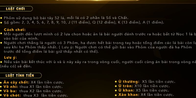 Quy luật đánh bài tấn dành cho người mới